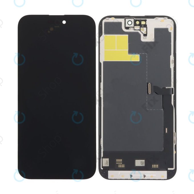 Wyświetlacz Soft OLED 120Hz dla iPhone 14 Pro Max, Ekran dotykowy z ramką, FixPremium
