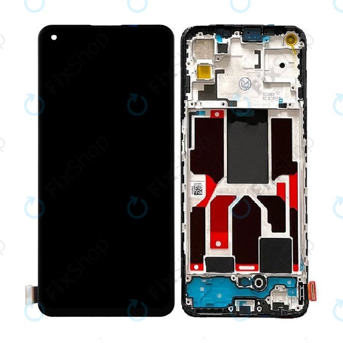 Wyświetlacz OLED do OnePlus Nord CE 5G, Ekran dotykowy z ramką