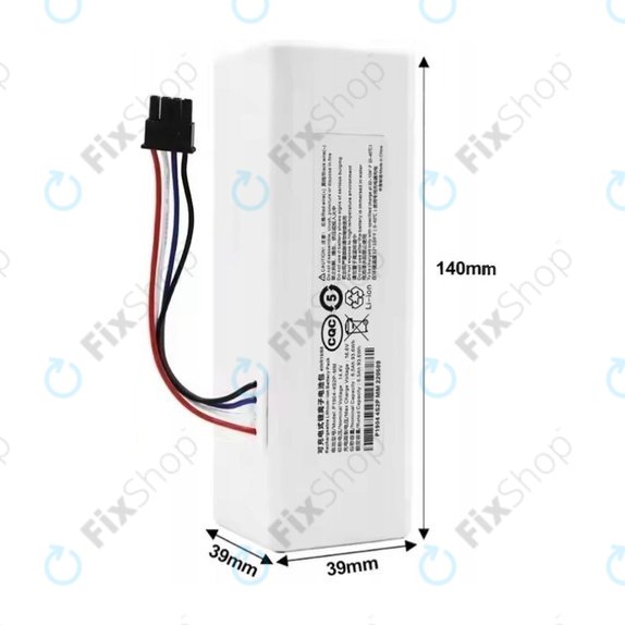 Bateria do Xiaomi Mi Robot Vacuum Mop Mijia 1C, STYTJ01ZHM, Li-Ion, 14,4V 2600mAh