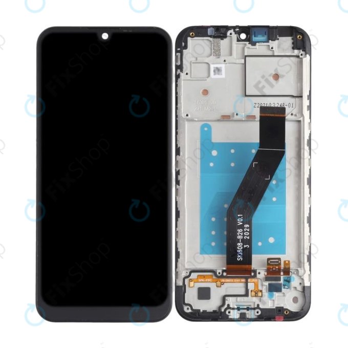 Wyświetlacz do Motorola Moto E6i XT2053-5, Ekran dotykowy z ramką, TFT