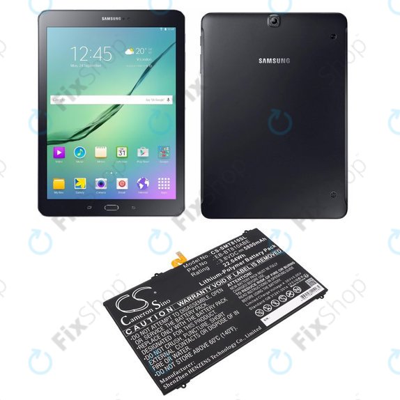 Bateria do Samsung Galaxy Tab S2, 5800mAh, Li-Pol, 3.8V, EB-BT810ABE, HQ