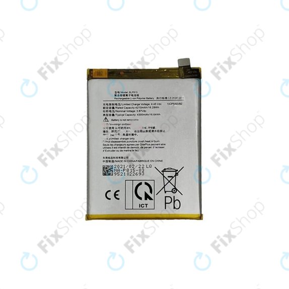 Bateria do OnePlus Nord N10 5G, BLP815, 4300mAh