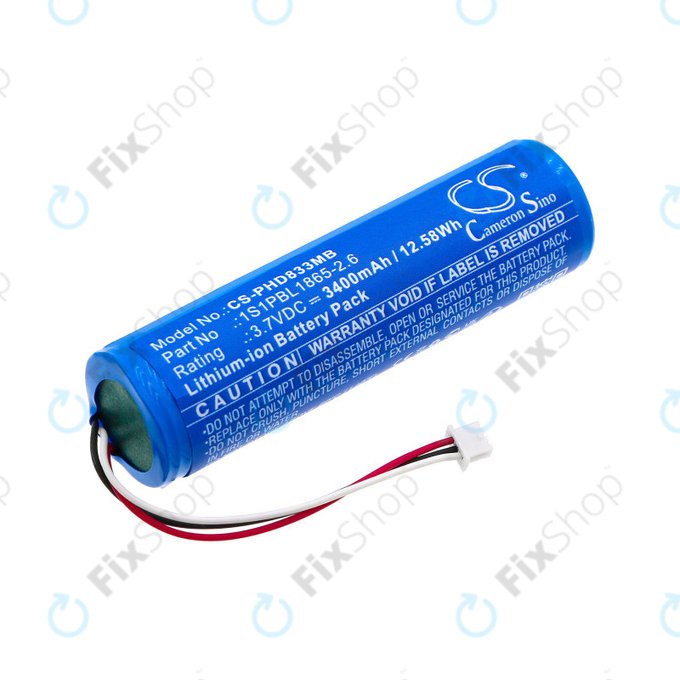 Bateria do Philips Avent SCD833, Avent SCD835, Avent SCD841, Avent SCD831, 3400mAh, Li-ion, 3.7V, 1S1PBL1865-2.6, HQ