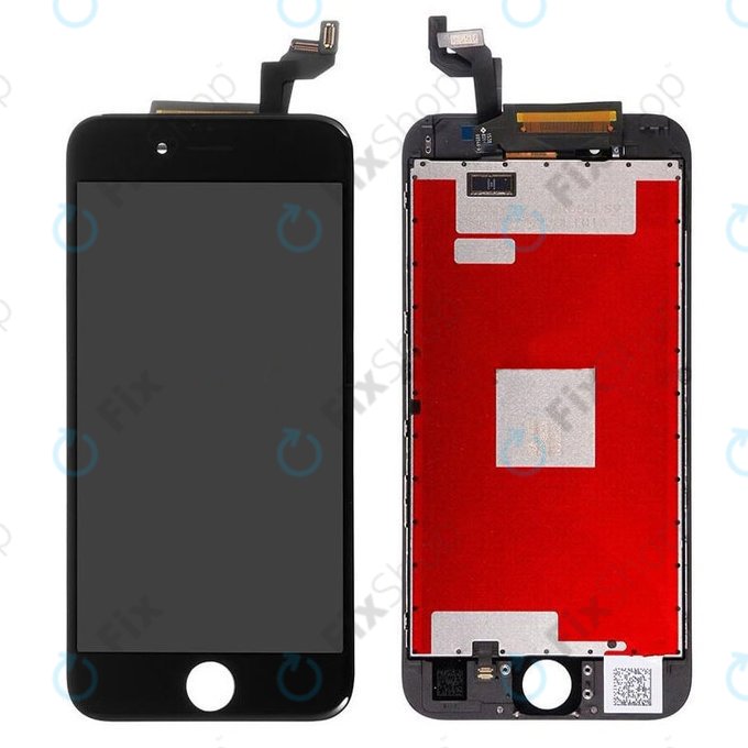 Wyświetlacz do iPhone 6S Plus, Ekran dotykowy z ramką, Czarny, Black, Refurbished