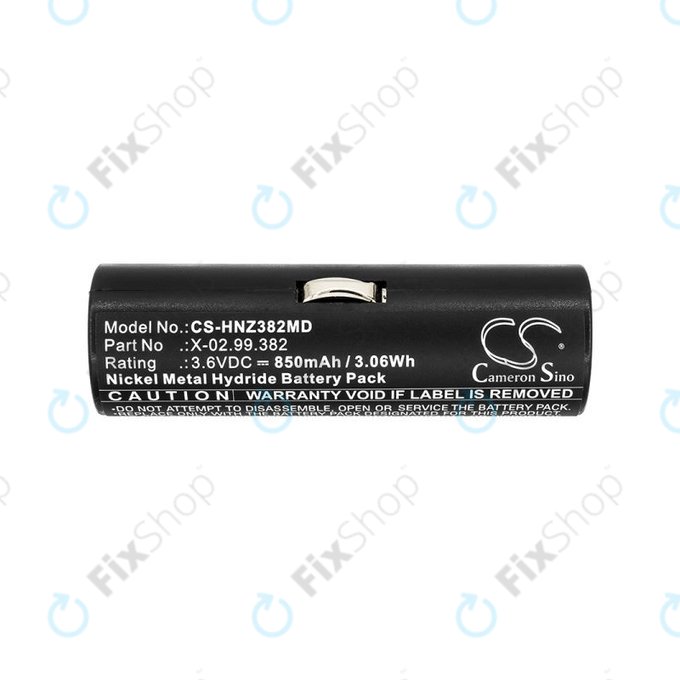 Bateria do Heine Beta Handles, Heine Ophthalmoscope Beta 200, 850mAh, Ni-MH, 3.6V, X-02.99.382, BATT/110904-A1, HQ