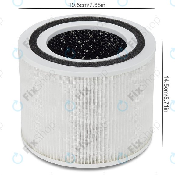 Filtr HEPA (Węgiel aktywny) do Levoit Core 300, 300s, P350