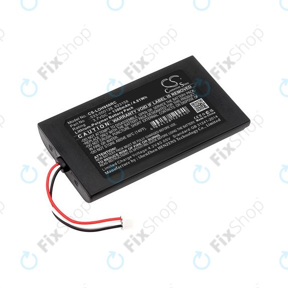 Bateria do Logitech Harmony 9, 1300mAh, Li-Pol, 3.7V, 533-000128, HQ
