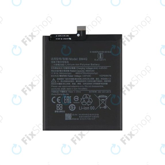 Bateria do Xiaomi Pocophone F2 Pro, BM4Q, 4700mAh
