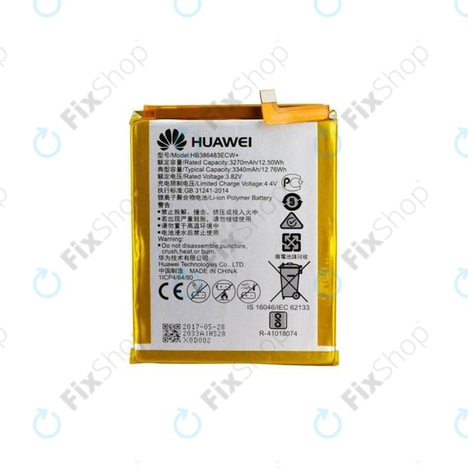 Bateria do Huawei Honor 6X (BLN-L21), HB386483ECW, 3340mAh, 24022033, Genuine Service Pack