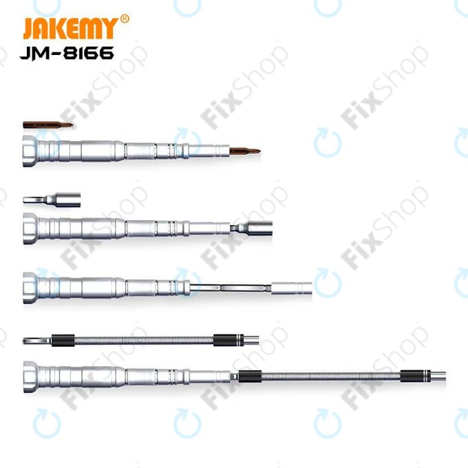 Wielofunkcyjny zestaw narzędzi Śrubokrętowych 61w1, Jakemy JM-8166