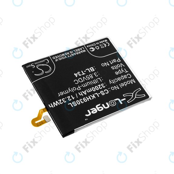 Bateria do LG H930, V30, V35, 3200mAh, Li-Pol, 3.85V, BL-T34, HQ