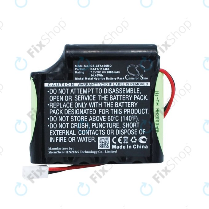 Bateria do Cefarm Rehab 4, Stimulator Globus Mystim, 2000mAh, Ni-MH, 7.2V, BATT/110466, HQ