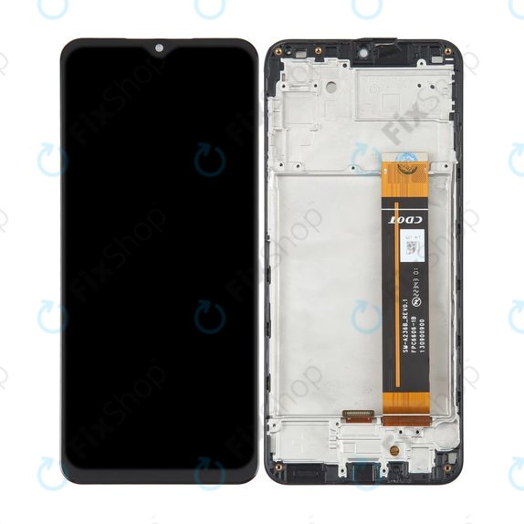 Wyświetlacz do Samsung A23 A236B, Ekran dotykowy z ramką, TFT