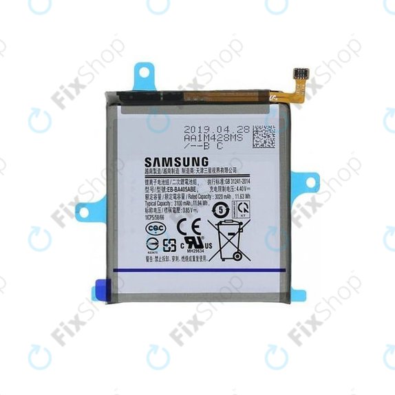 Bateria do Samsung A40 A405F, EB-BA405ABE, 3100mAh, GH82-19582A, Genuine Service Pack