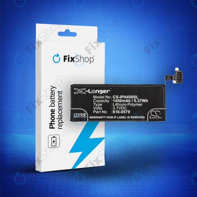 Bateria do iPhone 4S, 616-0579, 1450mAh, HQ