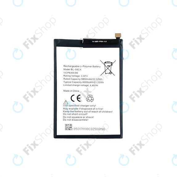 Bateria do Infinix Hot 10i, BL-58CX, 6000mAh