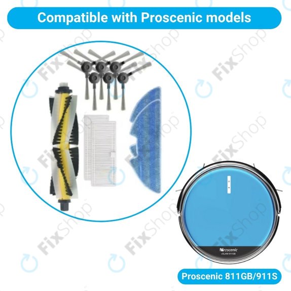 Kompletny zestaw do Proscenic 811GB, 911S
