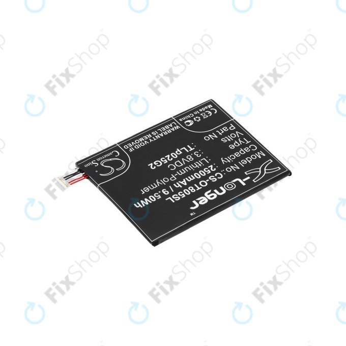 Bateria do Alcatel One Touch Pixi 8", 2500mAh, Li-Pol, 3.8V, TLp025G2, HQ