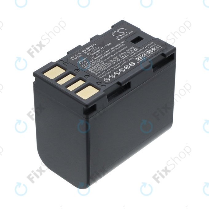 Bateria do JVC EX-Z2000, GR-D720, D740, D750, D770, 2400mAh, Li-Ion, 7.4V, BN-VF823, HQ