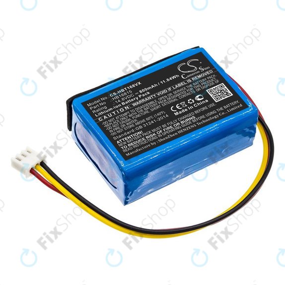 Bateria do Hobot 168, 188, 198, 268, 288, 298, 368, 388, 800mAh, Li-Ion, 14.8V, HB16815, HQ