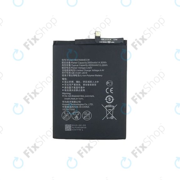 Bateria do Huawei Honor 8 Pro DUK-L09, HB376994ECW, 4000mAh