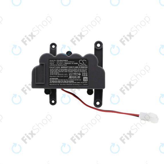 Bateria do Hoover ATV324LD 1011, UNP324RM 1001, 2500mAh, Li-Ion, 32.4V, 48019919, HQ