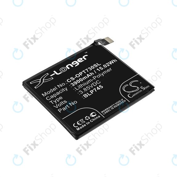 Bateria dla OnePlus 7T Pro, 3900mAh, Li-Pol, 3.85 V, BLP745, HQ