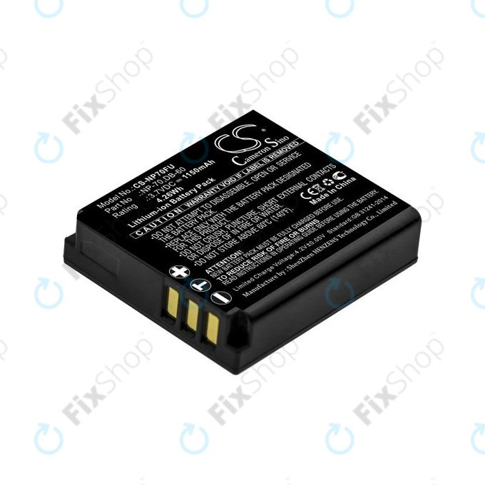 Bateria do Panasonic Lumix DMC-FX01, 1150mAh, Li-Ion, 3.7V, CGA-S005, HQ