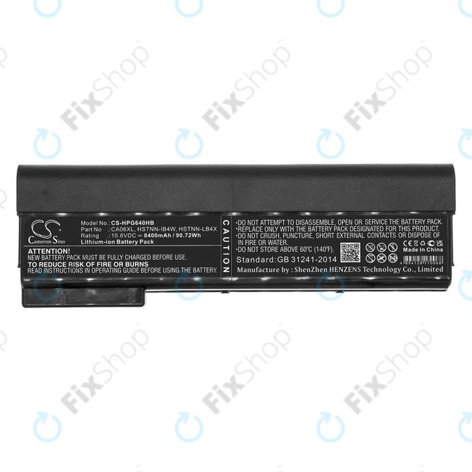 Bateria do HP ProBook 640 G1, 650 G1, 655 G1, 645 G1, 8400mAh, Li-Ion, 10.8V, CA06XL, HQ