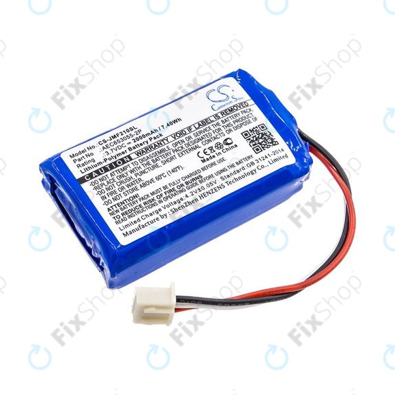 Bateria do JBL Flip 2 (2013), 2000mAh, Li-Pol, 3.7V, AEC653055-2P, HQ