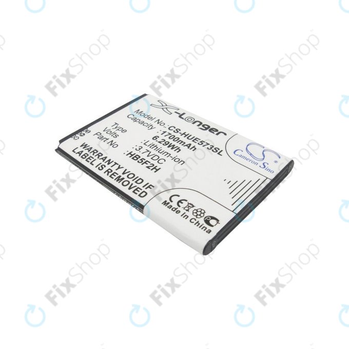 Bateria do Huawei E5330, 1700mAh, Li-Ion, 3.7V, HB5F2H, HQ