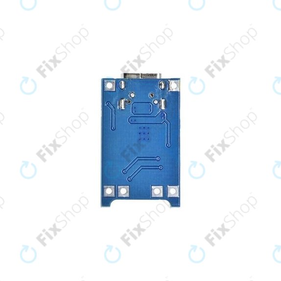 Moduł ładowania TP4056 do akumulatora Li-ion 18650, USB-C, 1 A