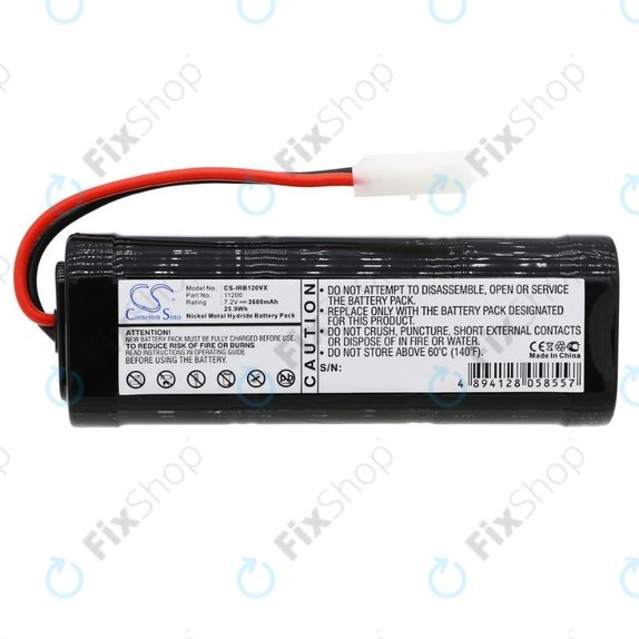 Bateria do iRobot Looj-seria, 11200, Ni-MH, 7,2V 3600mAh, HQ