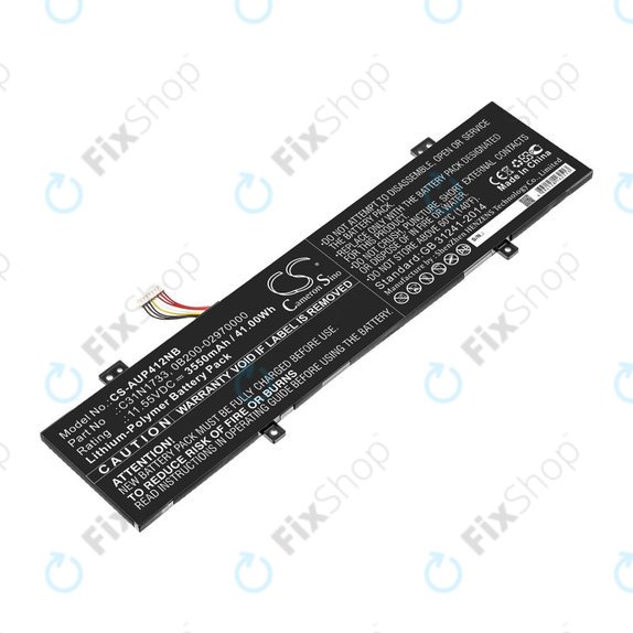 Bateria do Asus VivoBook Flip 14 Tp412fa/ua, 3550mAh, Li-Pol, 11.55V, C31N1733, HQ