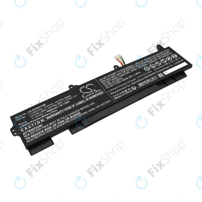 Bateria do HP ZBook Firefly 15 G7, G8, EliteBook 855 G7, G8, 850 G7, G8, 4600mAh, Li-Pol, 11.55V, CC03053XL, HQ