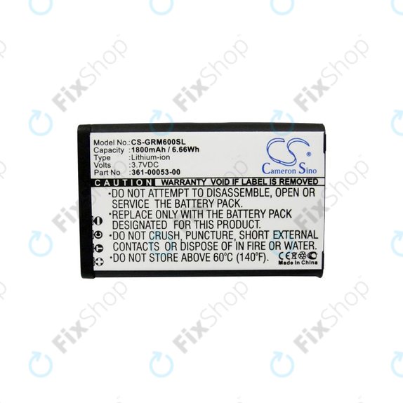 Bateria do Garmin Alpha 200, Montana 600t Camo, 1800mAh, Li-Ion, 3.7V, 361-00053-00, HQ