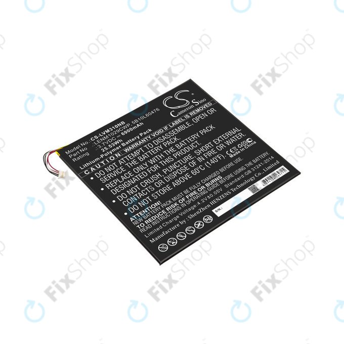 Bateria do Lenovo Miix 300, Miix 310, 6900mAh, Li-Pol, 3.7V, LENM1029CWP, HQ