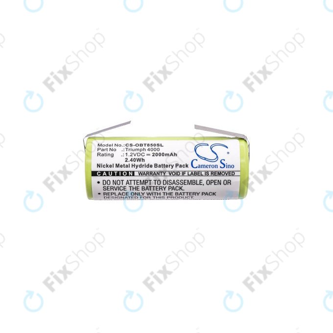 Bateria do Oral-B Triumph 4000, 2000mAh, Ni-MH, 1.2V, 3761, HQ