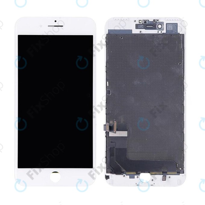 Wyświetlacz dla iPhone 7 Plus, White, Ekran dotykowy z ramką, Refurbished