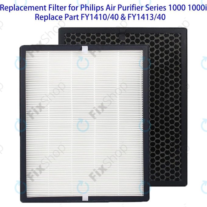 Zestaw filtrów (HEPA + Węgiel aktywny) do Philips 1000-series, 1000i-series, AC1214, AC1215, AC1217