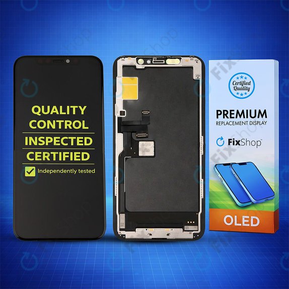 Wyświetlacz Soft OLED dla iPhone 11 Pro, Ekran dotykowy z ramką, FixPremium