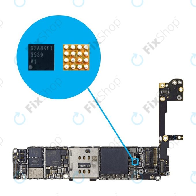 Uklad kontrolera latarki do iPhone 6S, 6S Plus, SE, 3539