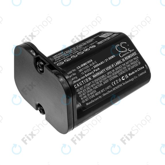 Bateria do iRobot Braava jet m6, ALB-C, M611020, Li-Ion, 10,8V 2000mAh, HQ