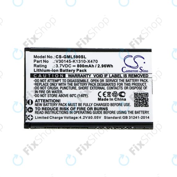 Bateria do Saiet Lumina, Ready, Single, Brondi Amico Favoloso, Gigaset GI390, 590, 800mAh, Li-Ion, 3.7V, V30145-K1310-X470, HQ