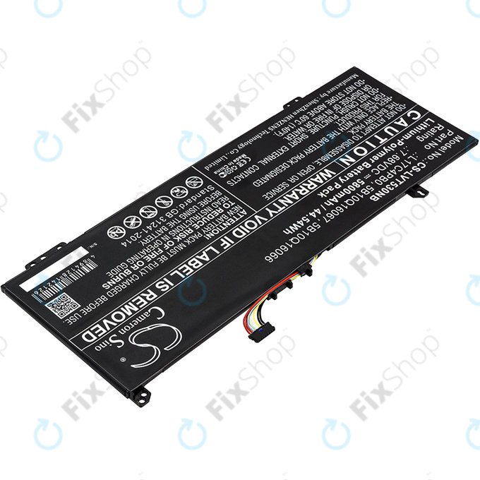 Bateria do Lenovo Air 14, Flex 6, Ideapad 530, Yoga 530, 5800mAh, Li-Pol, 7.68V, L17C4PB0, HQ