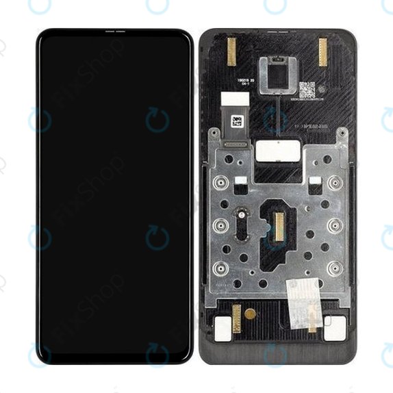 Wyświetlacz OLED do Xiaomi Mi Mix 3, Ekran dotykowy z ramką, Czarny, Black