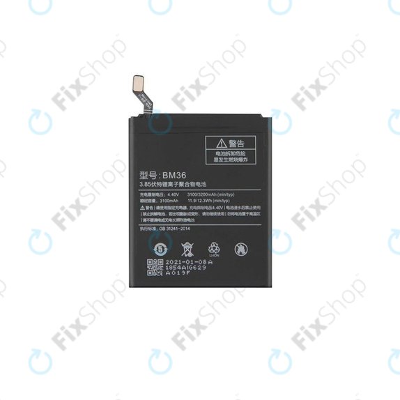 Bateria do Xiaomi Mi 5s, BM36, 3200mAh