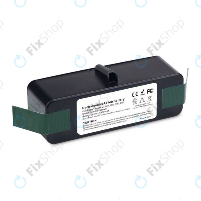 Bateria do iRobot Roomba 600, 800, 900-seria, 4502233, 4374392, 2130LI, Li-Ion, 14,4V 5800mAh