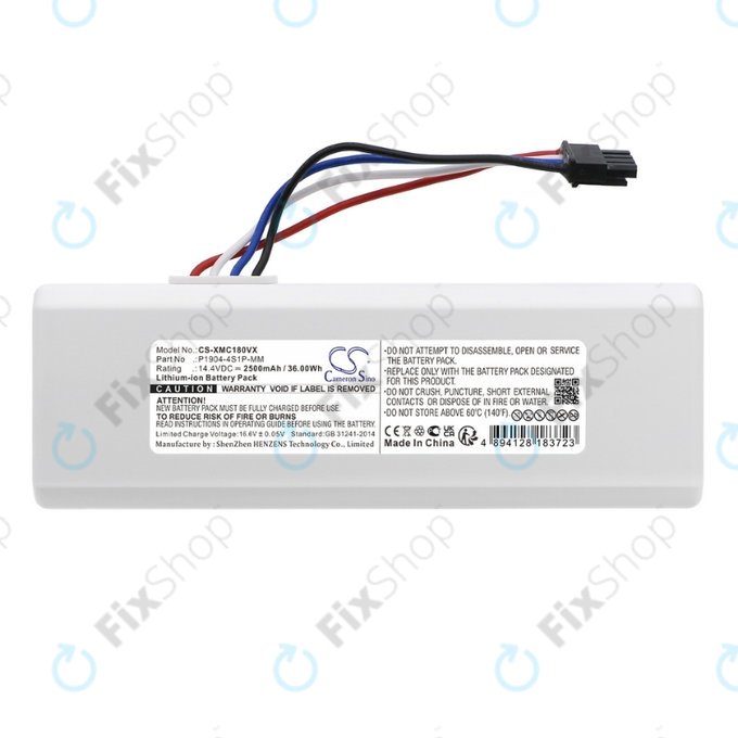 Bateria do Xiaomi Dreame MC1808, Roborock 1C, P1904-4S1P-MM, Li-Ion, 14.4V, 2500mAh, HQ