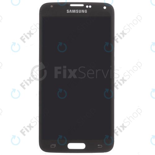 Wyświetlacz z ekranem dotykowym do Samsung S5 Mini G800F, GH97-16147A, Charcoal Black, Genuine Service Pack